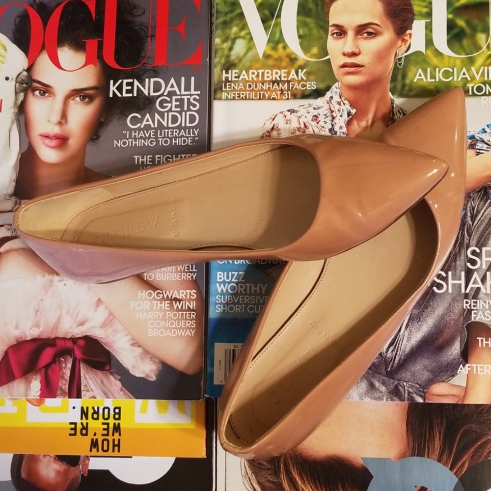 J. Crew Viv Patent Flats